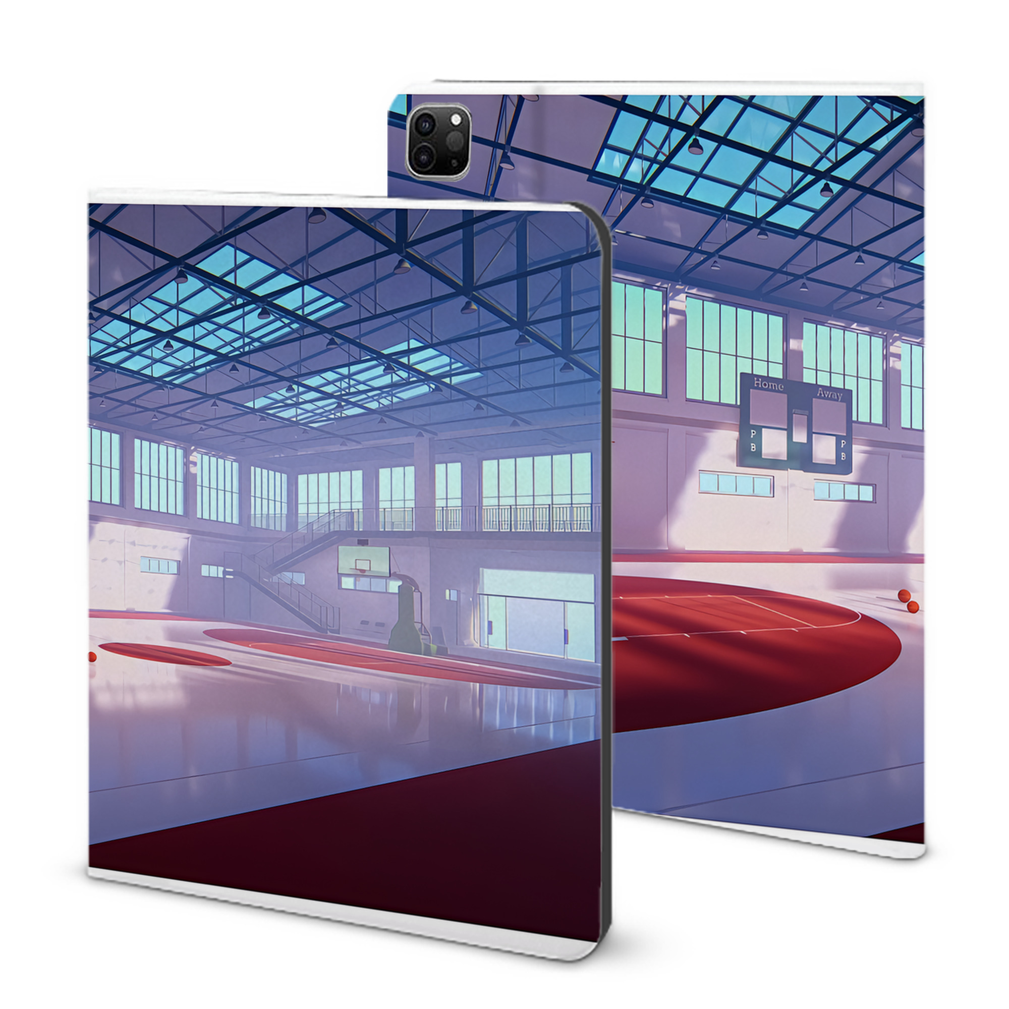 （画像用） SLAM DUNK／スラムダンク IPad ケース ブック型 PUレザー TPU 耐衝撃 軽量 薄型 ペン収納なし 全面保護 IPad 各モデル対応